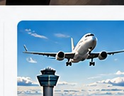 Flight monitoring information screen for Barcelona airport transfer